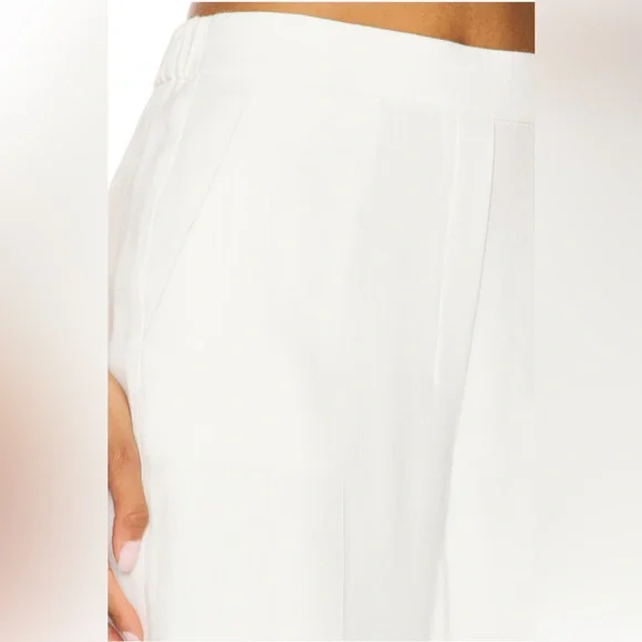 THEORY Relax Linen Blend Pull on Pants - Picture 4 of 5